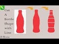 How To Cut A Bottle Shape With Line in CorelDraw | For Beginner |