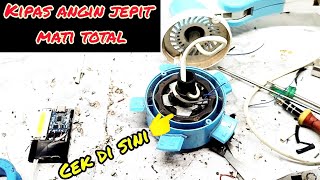 EASY WAY TO REPAIR A TOTALLY DEAD CLAMP FAN #electronics @Pemulaberbagi-87