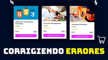 ✅ Corrigiendo Errores - Carrito de Compras con Javascript (Parte 8) ⚡
