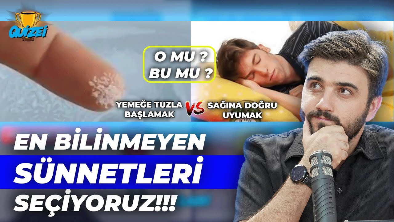 En Az Bilinen Sünnetleri Seçiyoruz ! | O Mu Bu Mu? B1