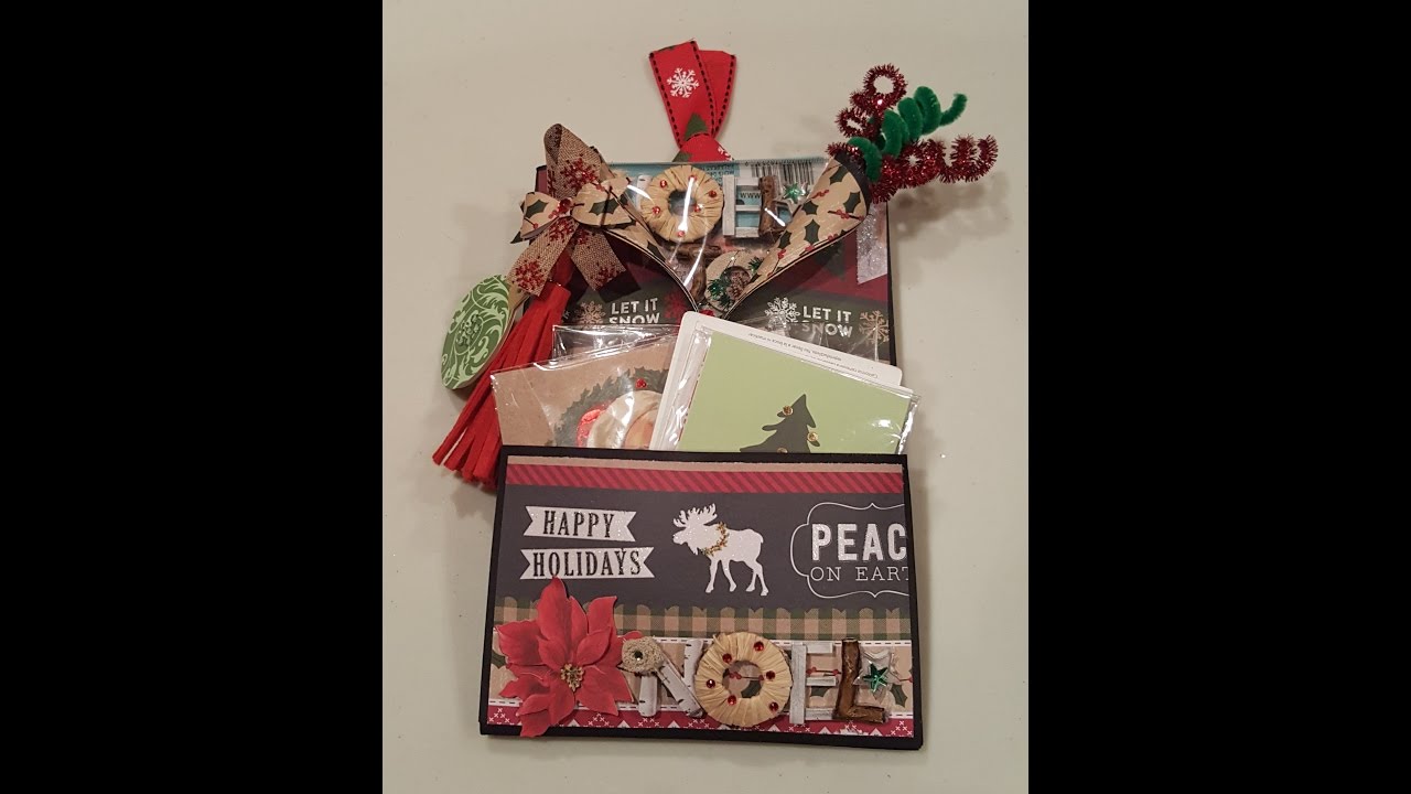 Cozy Lodge Christmas Loaded Envelope