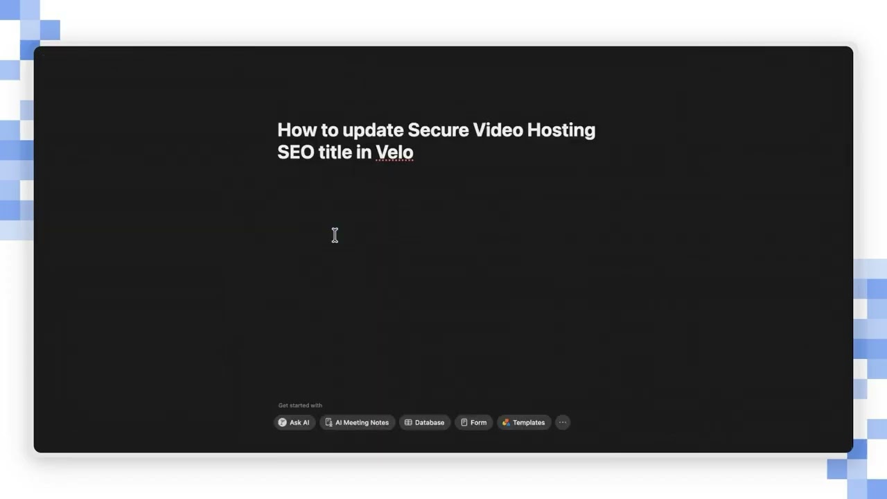 Meet Velo's Browser Agent: Demo Videos That Never Go Out of Date