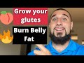 How To Lose Belly Fat And Grow Your Glutes I How To Eat To Grow Your Glutes