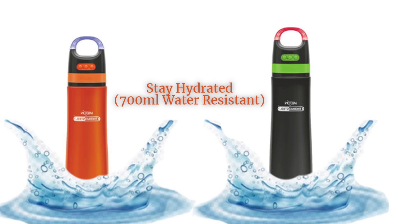 milton water bottle with bluetooth speaker