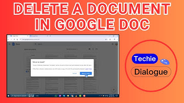 How to Delete a Document in Google Docs