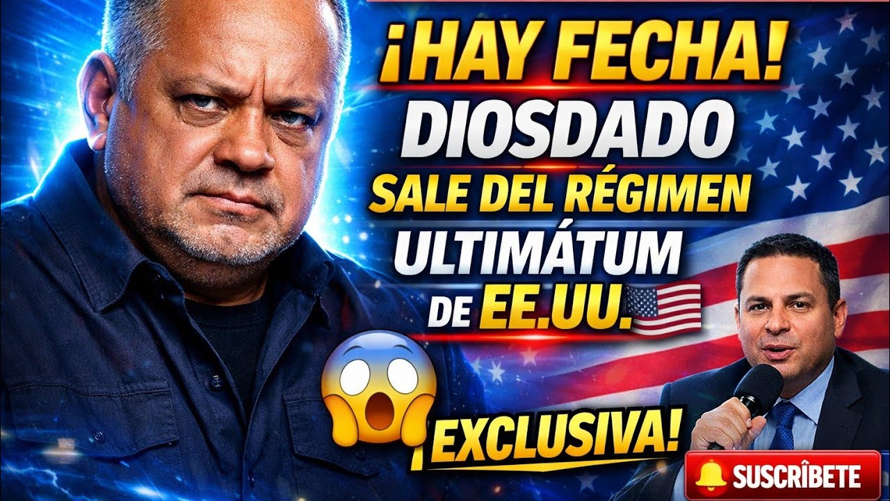 Hay FECHA para que Diosdado salga del régimen: Ultimátum de EE. UU. | Luis Quiñones en exclusiva