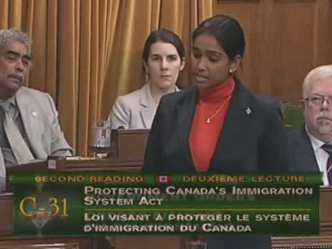Rathika Sitsabaiesan - March 12, 2012 - C-31 "Protecting Canada's Immigration System Act"