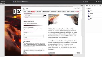 How to create a D&D character on roll20.net