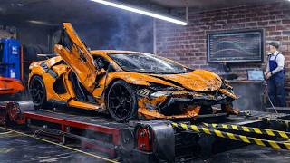 LAMBORGHINI Revuelto CRASHED 💥 | Full Repair in Mini Garage