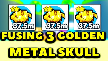 Fusing from golden Metal Skull to golden Happy Computer | Fusing Method | Roblox Pet Simulator X