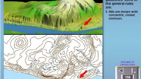 Topo Maps Video 5  Principles of Contour Lines
