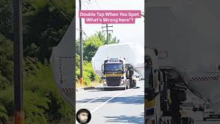 When you  Spot the mistake  like this ? #reels #challenge #ytshorts #truck #driver #roads #logic