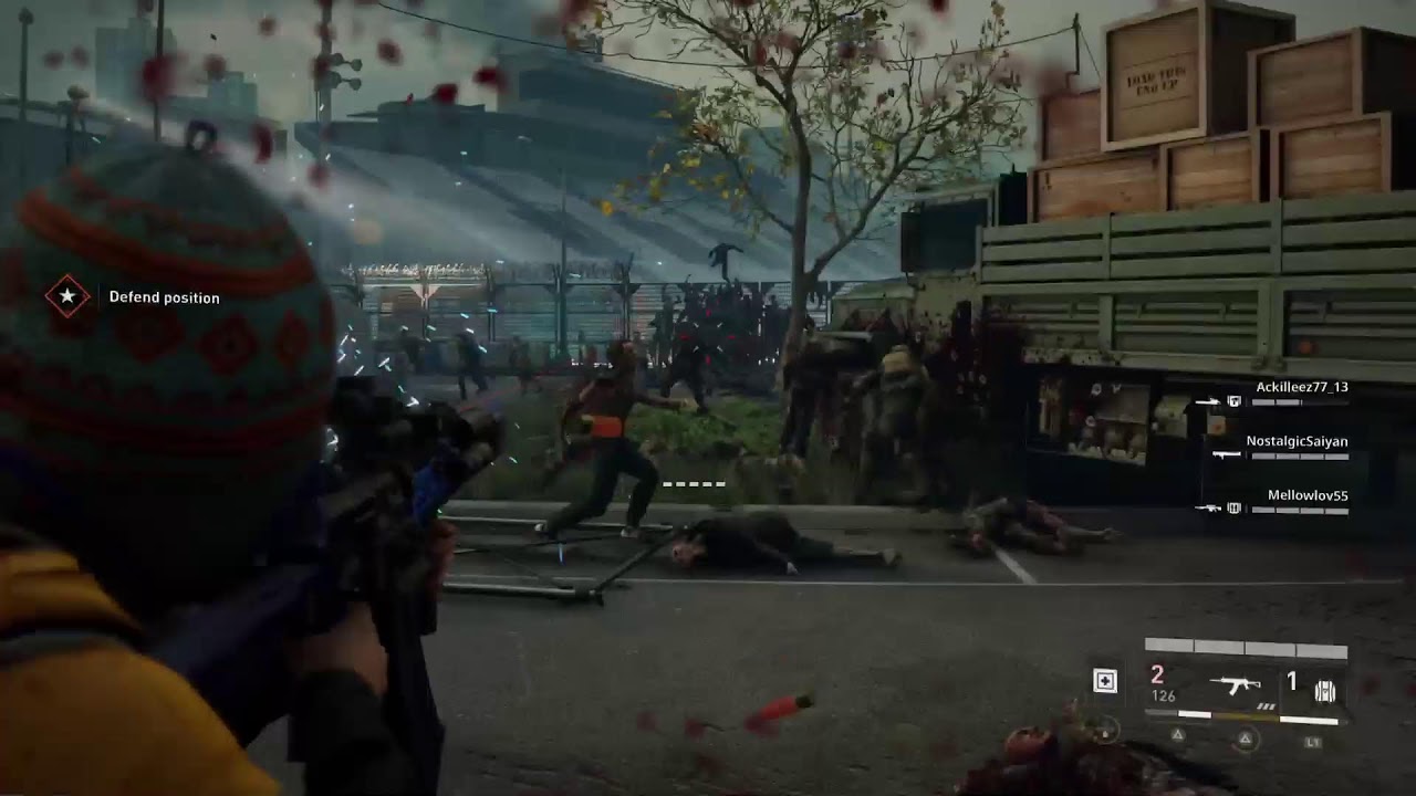 World War Z.Having a little fun.