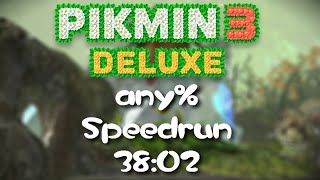 Pikmin 3 Deluxe - Any% RTA Speedrun 38:02 (WR)