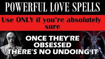 Liefdesbetovering! Gebruik deze alleen als je er absoluut zeker van bent. Als ze eenmaal geobsede...
