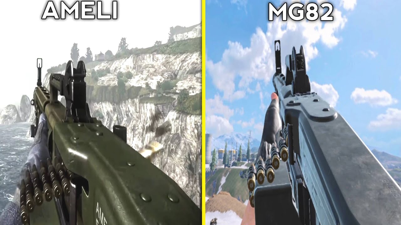 The Evolution Of Ameli / MG82 in Different Call Of Duty Games (2013-2025)
