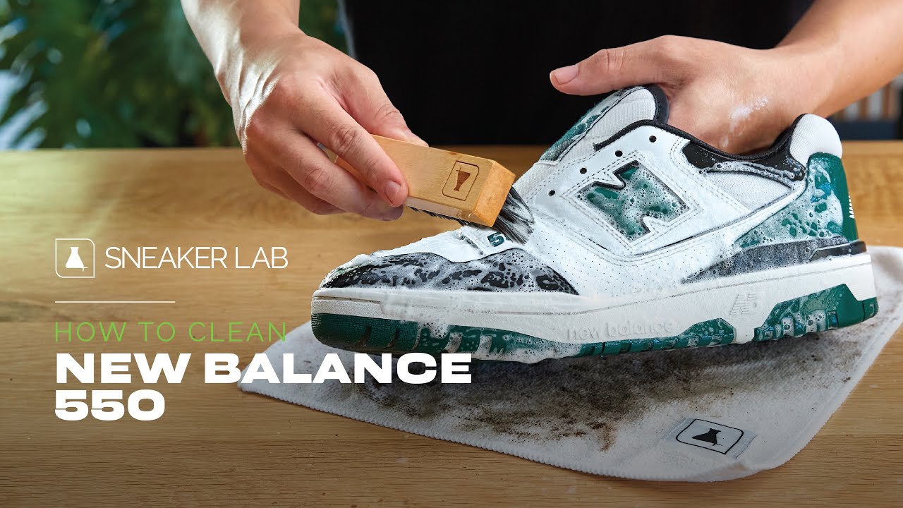 How To Clean New Balance 550 - YouTube