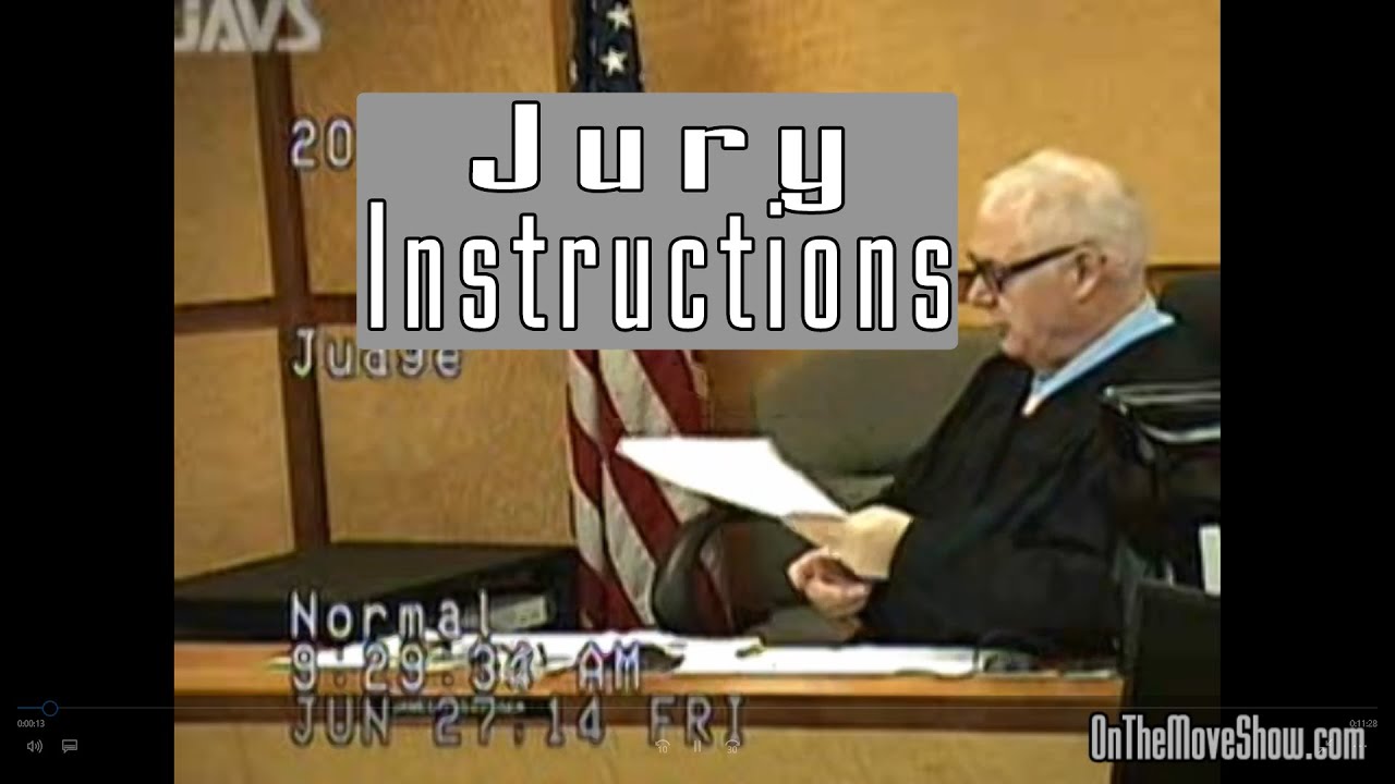 Complete Jury Instructions | Open Carry Trial PT #29 | OnTheMoveShow