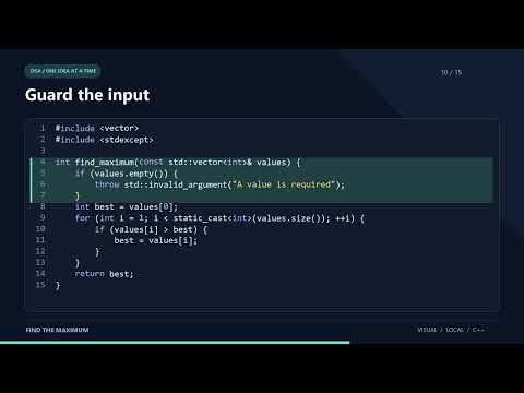 Find the Maximum: Simple Algorithm for Beginners