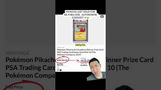 Pikachu sold for $8.4m #pokemon #pokemoncards #pokemontcg