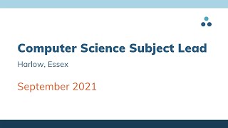 Computer Science Subject Lead