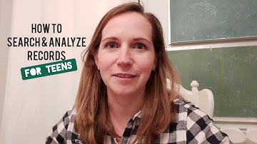 How to Search & Analyze Records With the FamilyTree App - For Teens