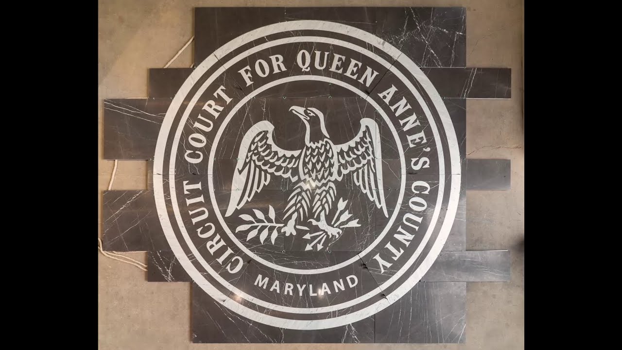 Making of a marble medallion