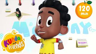Days of the Week Song 📅 | 2 Hours Mega Compilation | Learn Calendar & Nursery Rhymes | Kids Songs