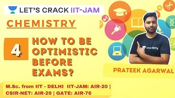 How to be Optimistic Before Exams? | Target IIT-JAM 2021 | Prateek Agarwal