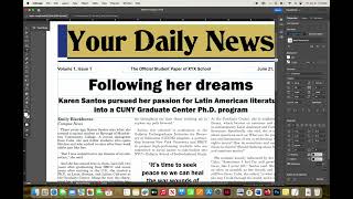 Celebrity Creating newspaper style sheets in Adobe InDesign and thoughts on fonts Net Worth