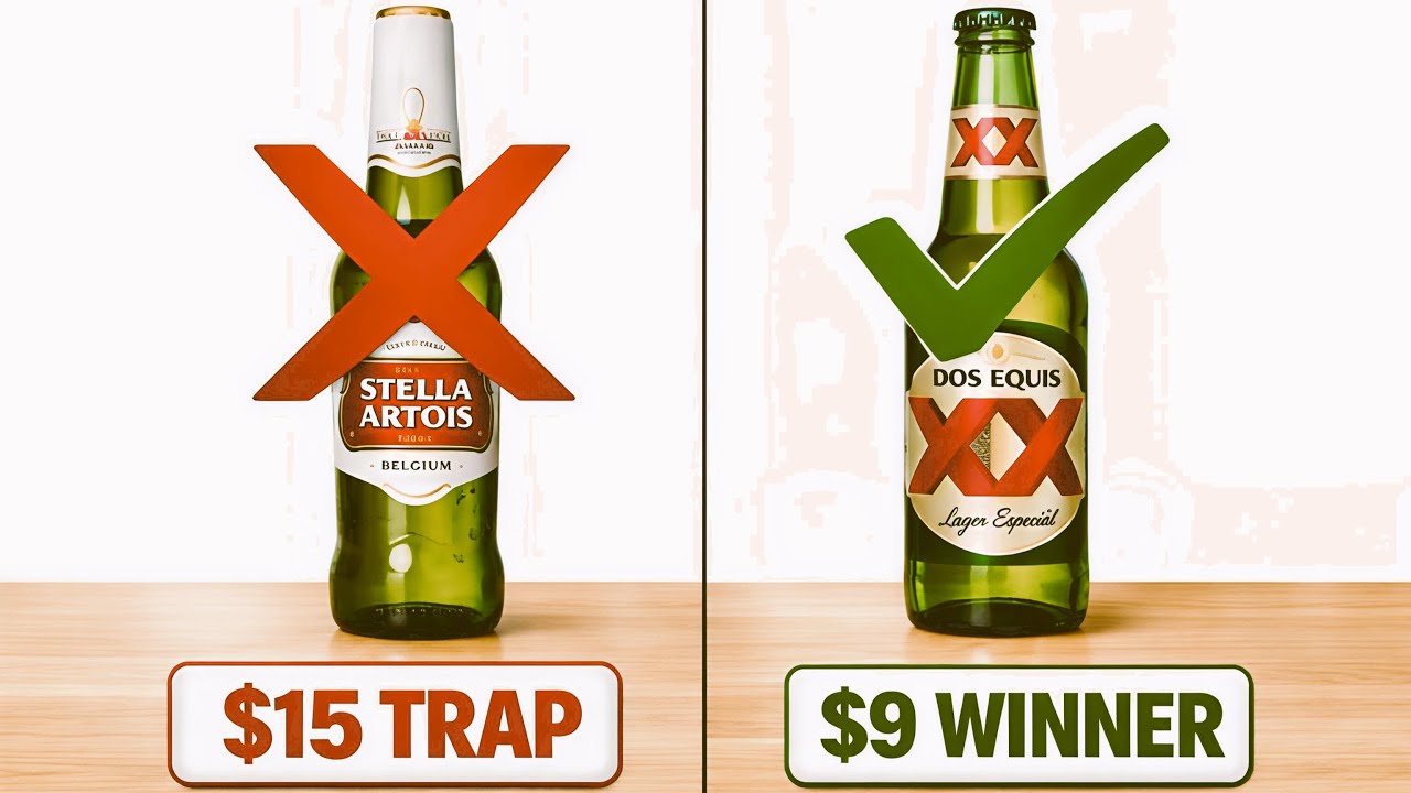 10 популярных импортных сортов пива, от худшего к лучшему по соотношению цены и качества.