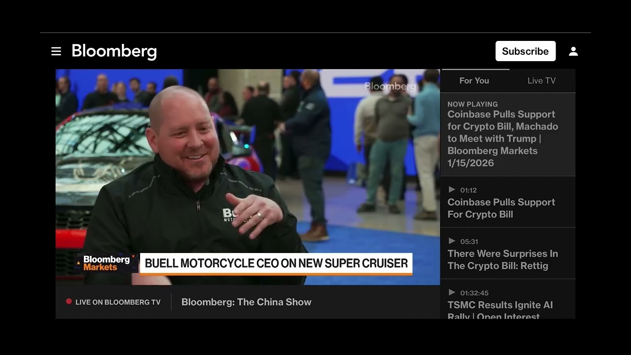 Buell interview with Bloomberg TV live from Michigan Central during the ...