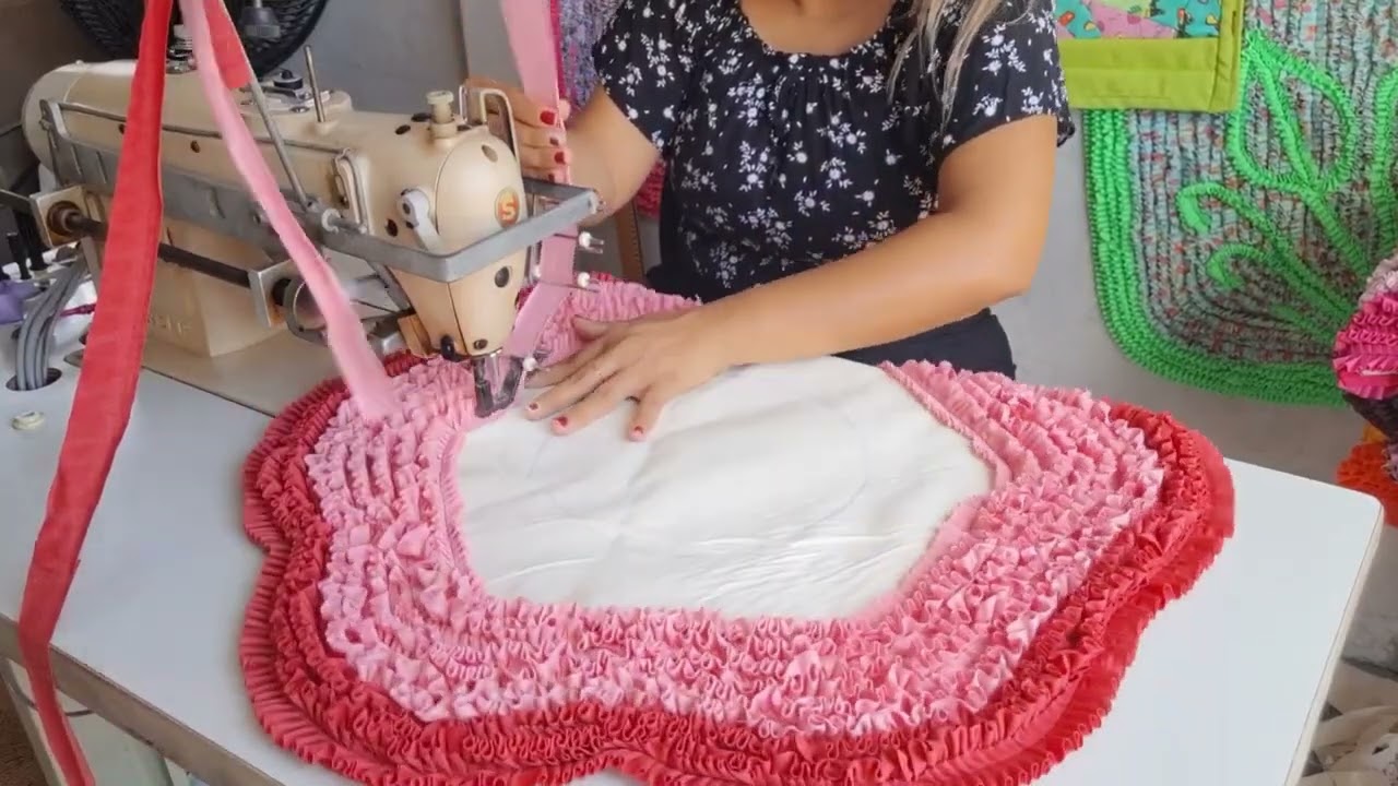 PROJETO CRIATIVO. FAZENDO TAPETE DE FLOR 