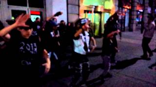131116 Infinite New York Flash Mob - 3rd performance, part 2/5 (partial)