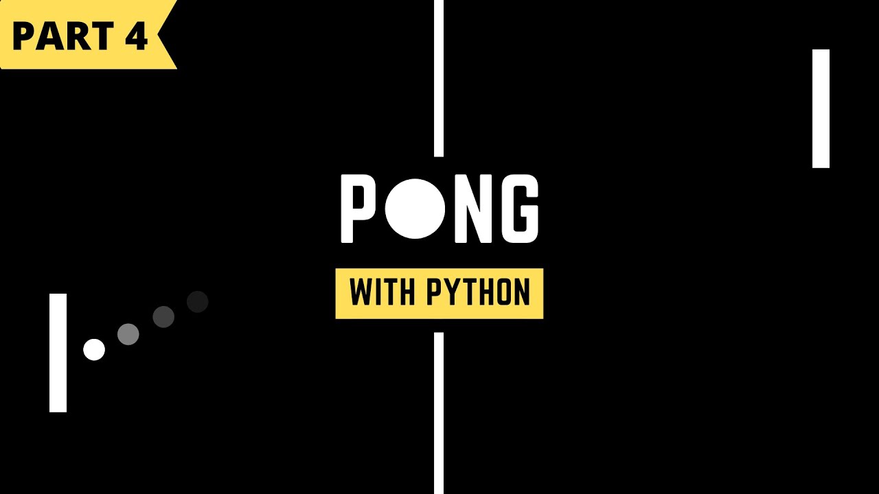 Pong Using Python and Pygame (Part 4) | Scores and Restart (Finale ...