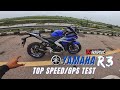 Fully Loaded Yamaha R3 Bs4 Top Speed Test🔥| Equiped With Power Tronic And Akrapovic Exhaust