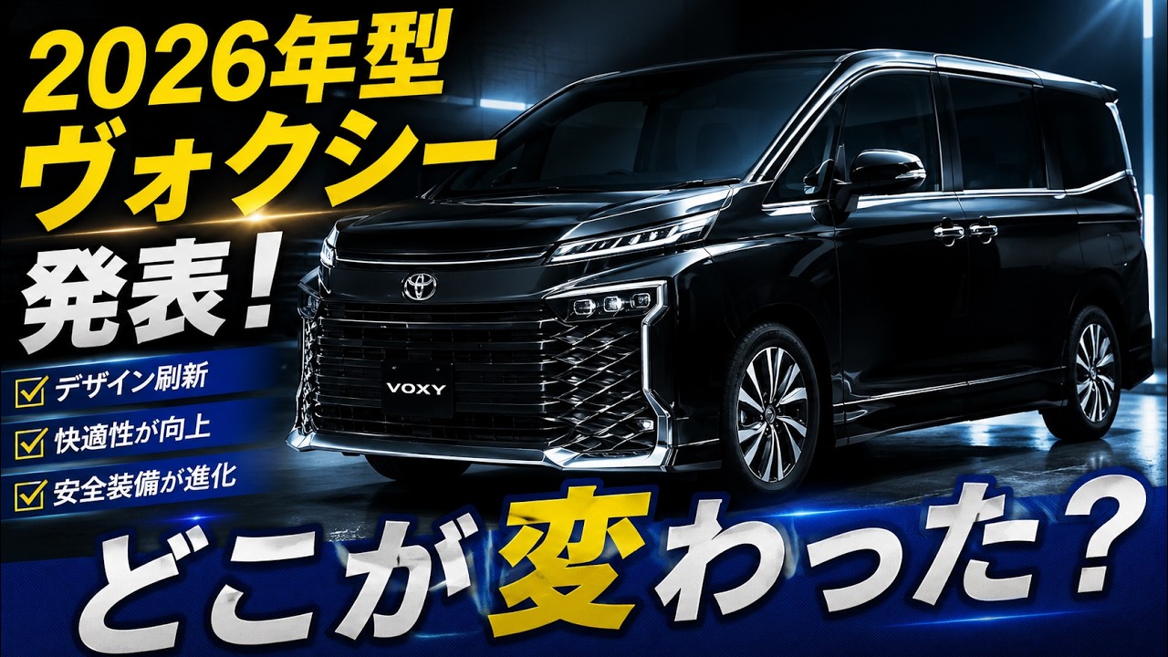 2026 New Noah and Voxy Announced! What's Changed? - YouTube