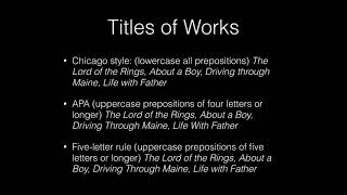 Capitalization Pt. 2