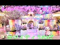 【ホワイティうめだ】シルバニアファミリー40周年🐇造花ではなく生花のジオラマ🌸春のフラワーガーデン Sylvanian Families 40th Anniversary Flower Forest
