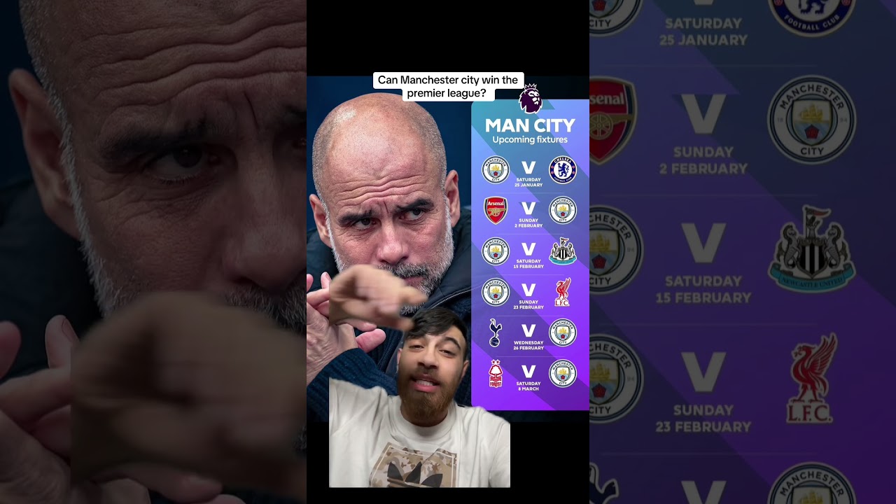 Manchester city upcoming fixtures in the premier league