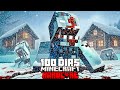 Sobreviví 100 Días en un INVIERNO NÚCLEAR en Minecraft Hardcore...