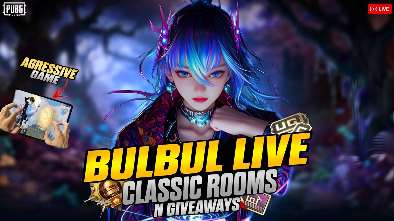 🔴PUBG MOBILE LIVE CUSTOM ROOMS ND WOW ROOMS DAILY |BULBUL LIVE|