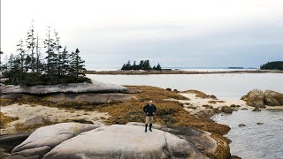 Boat-Camping on a Maine Coast Island