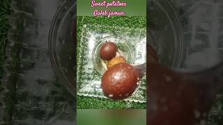 Sweet potatoes Gulab jamun | Gulab jamun recipe | #shorts #short #cooking #sweetrecipe #desert