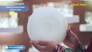 Luminarc Mangkok Diwali Structure Bowl 20 Cm Lines Pc