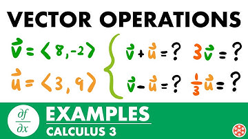 Vector Operations Examples | Calculus 3 - JK Math