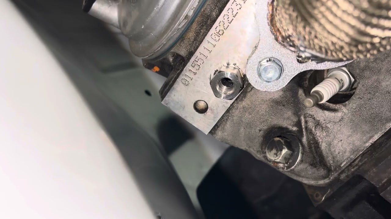 Lsx passengers side coolant port for additional aftermarket coolant temp gauge