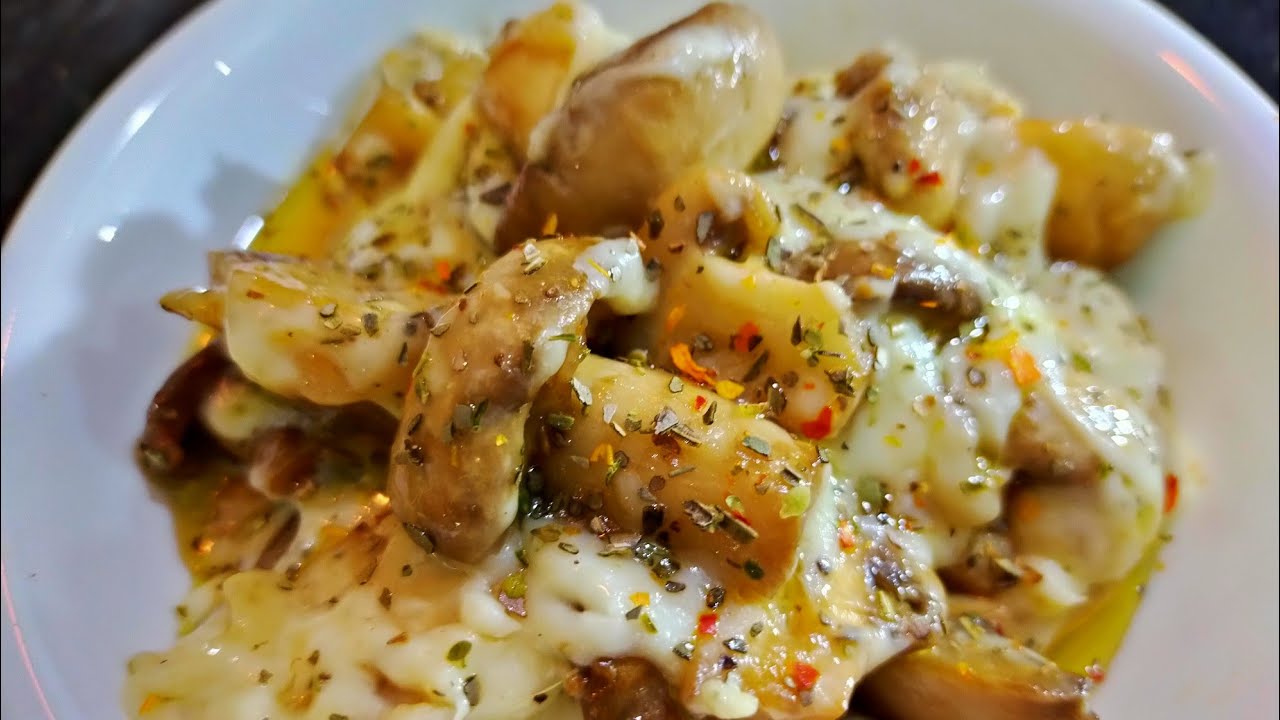 Cheese garlic mushrooms || Cheesy mushrooms || Creamy garlic mushrooms || Veg starter recipe