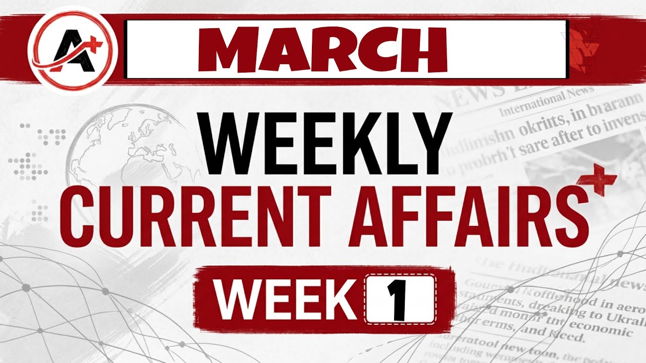 March week 1 | current affairs in Telugu 