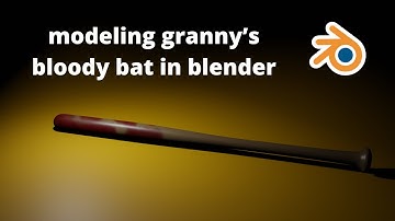 modeling granny ’s bloody bat in blender |simple bat modeling in blender|#blender3d #blendertutorial